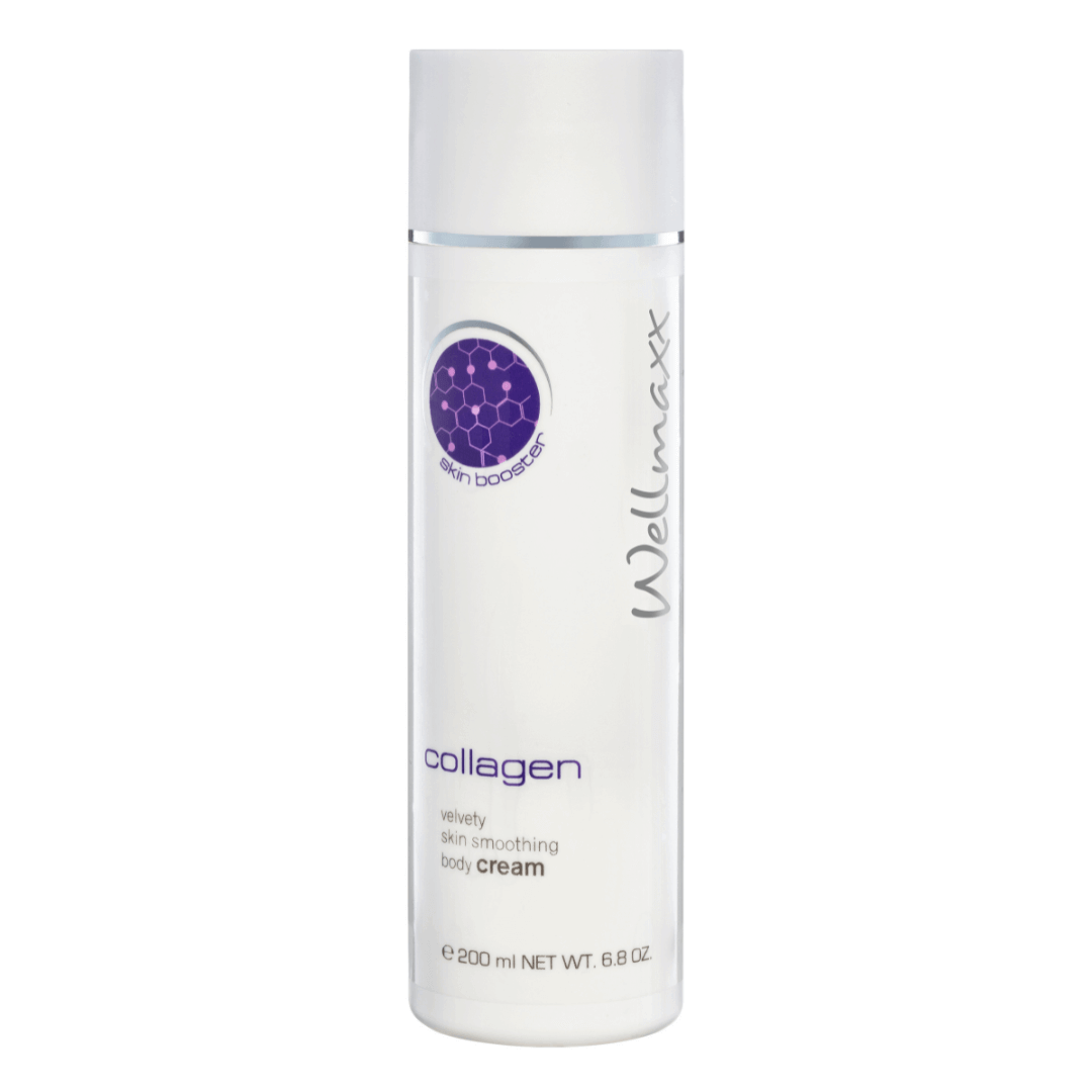 Wellmaxx collagen velvety skin smoothing body cream for enhanced skin elasticity and firmness