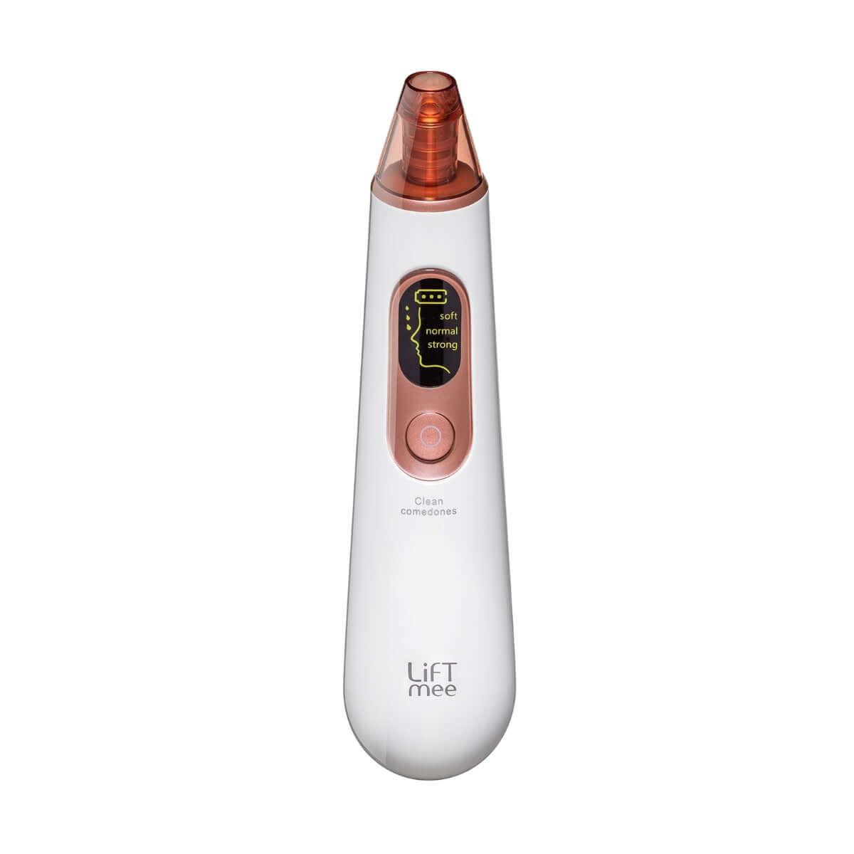 LiFTmee SKIN OPTIMIZER tool designed to remove blackheads and dead skin for a fresh, glowing complexion.