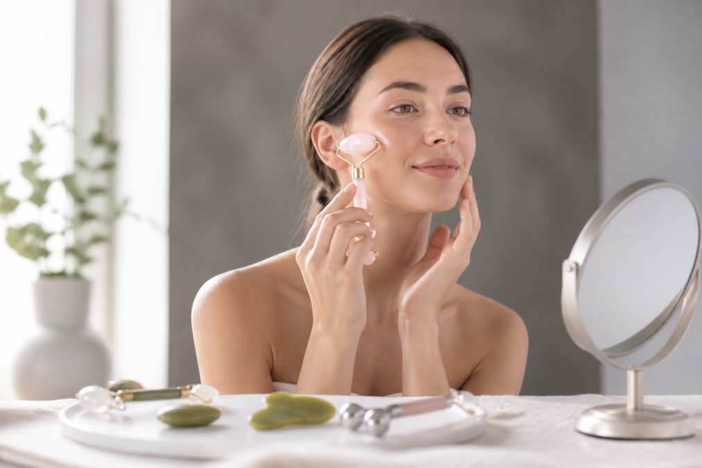 Gesichtsroller und Beauty Tools: Anwendung Schritt für Schritt