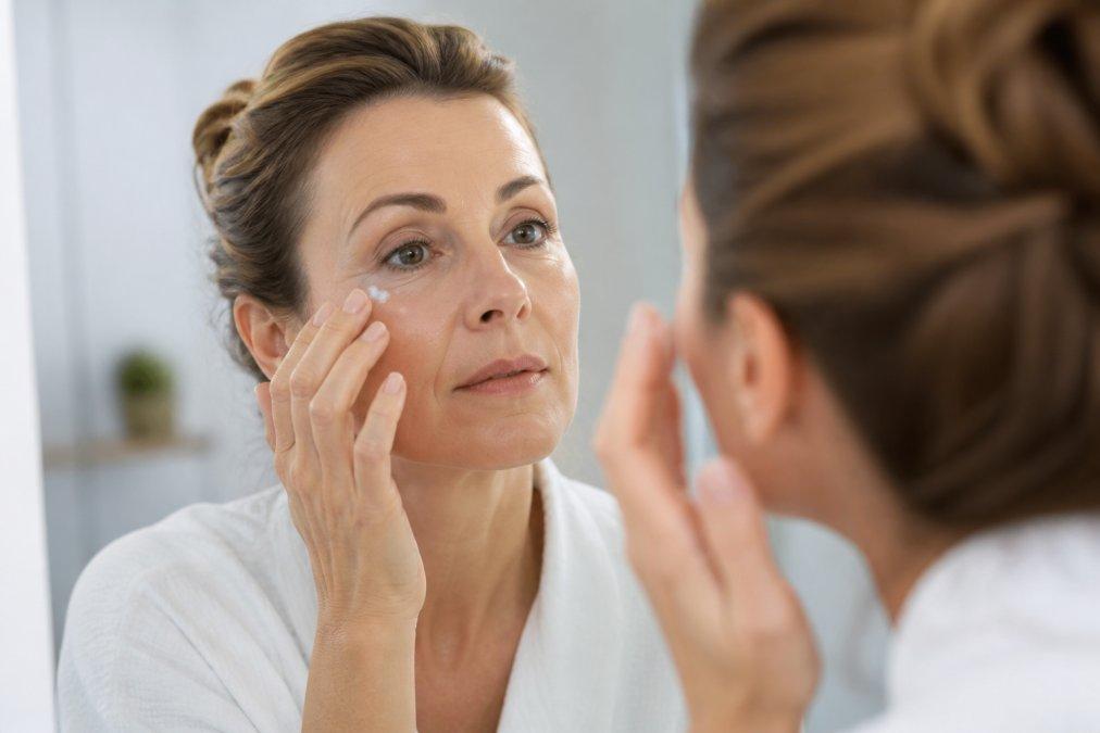 Tiefe Falten um Augen behandeln: Schritt für Schritt