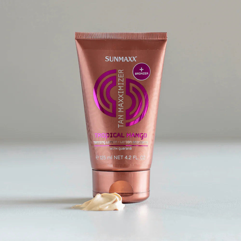 Tan Maxximizer Tropical Mango + Bronzer-suntan lotion-Sunmaxx