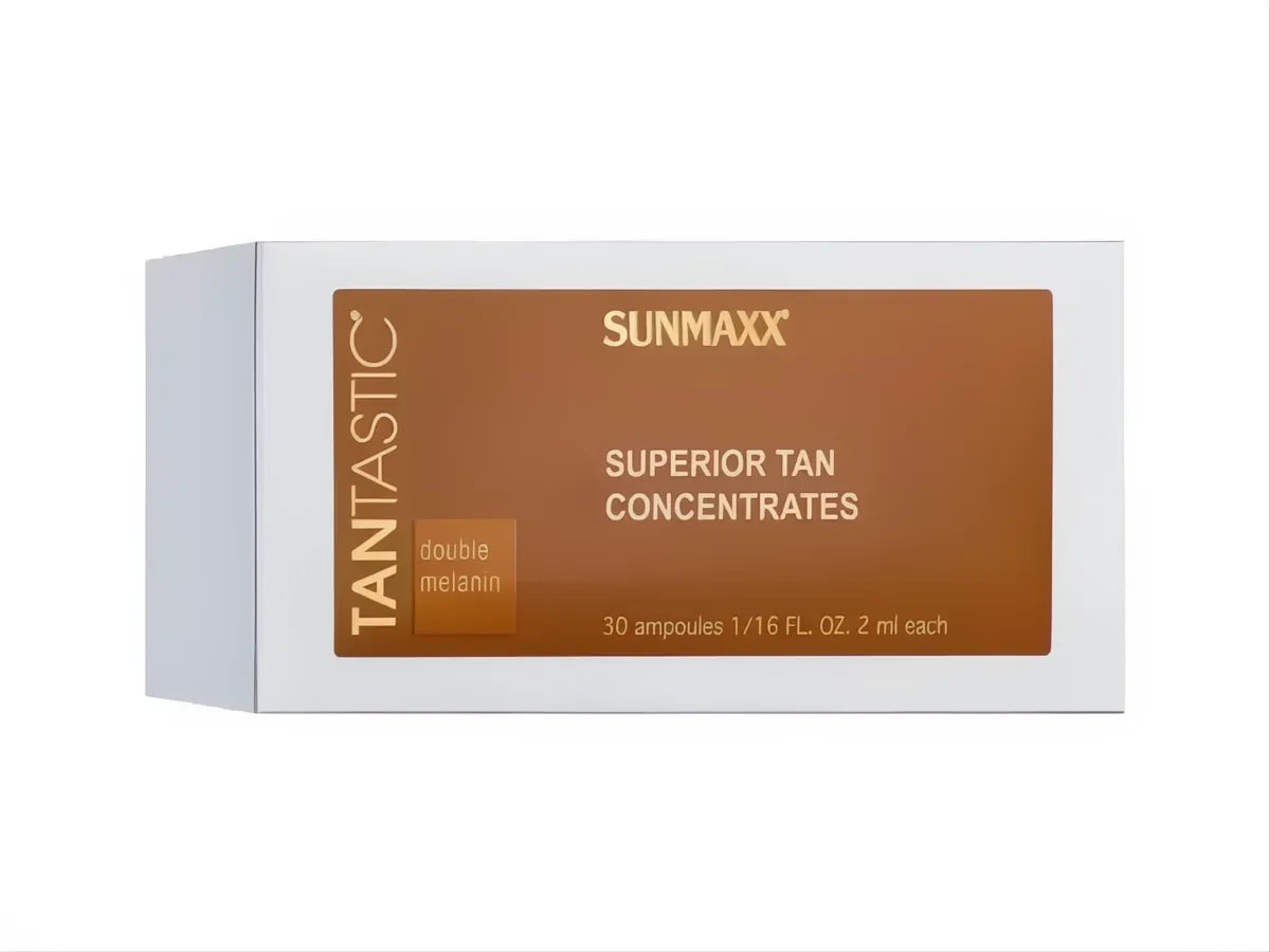 TanTastic Superior Tan Concentrates 30x2ml ampoules for enhanced melanin and skin care