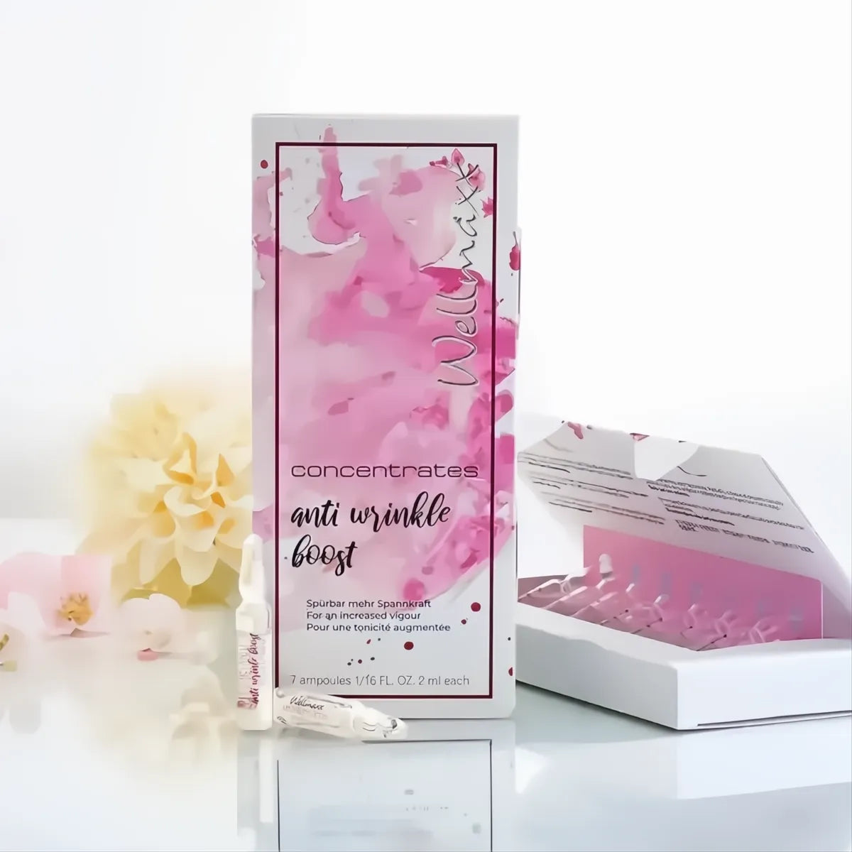 concentrates anti wrinkle boost Anti-Falten-Konzentrat mit Hyaluronsäure und Hibiskusextrakt zur Hautstraffung