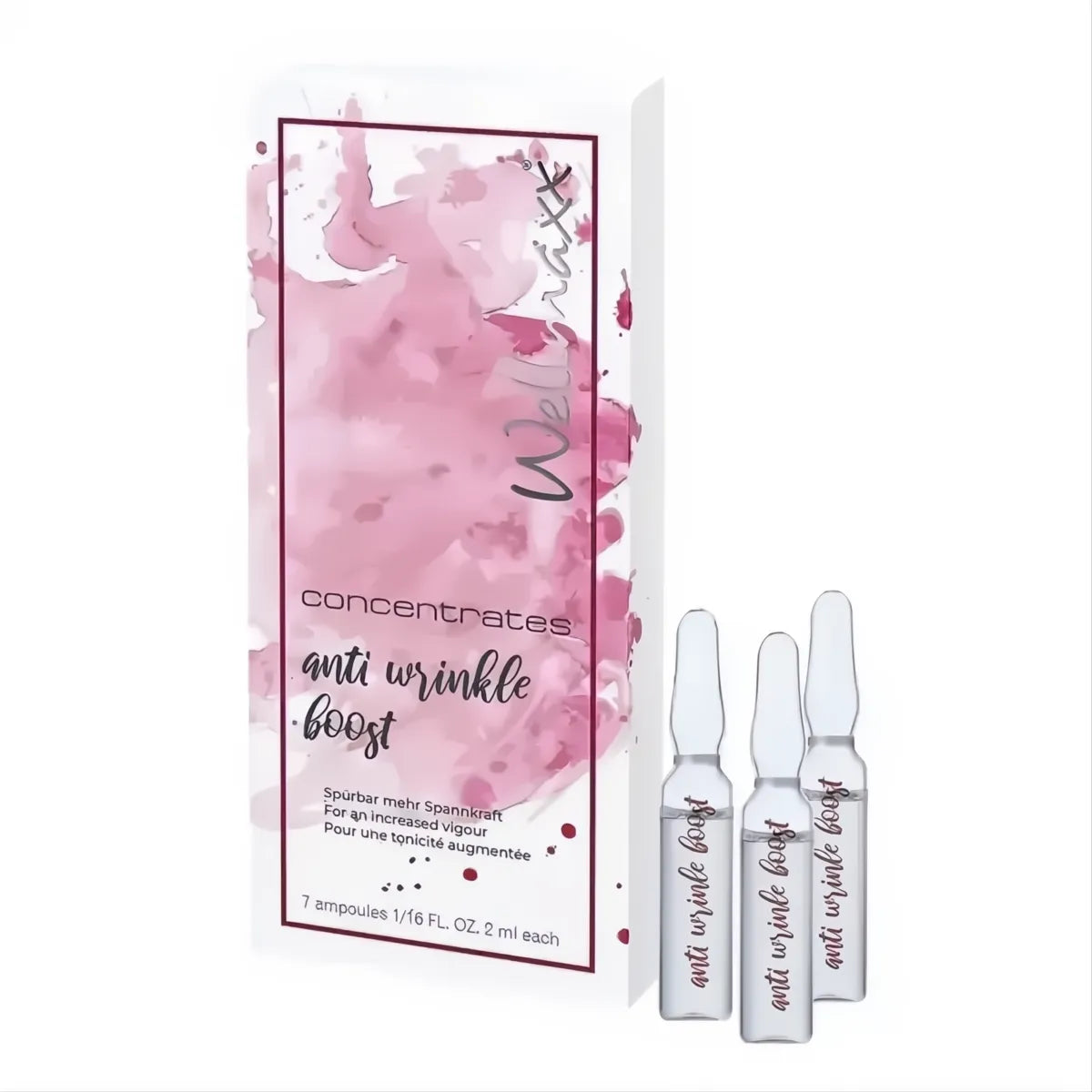 concentrates anti wrinkle boost ampoules with hyaluronic acid for reducing wrinkles and firming skin