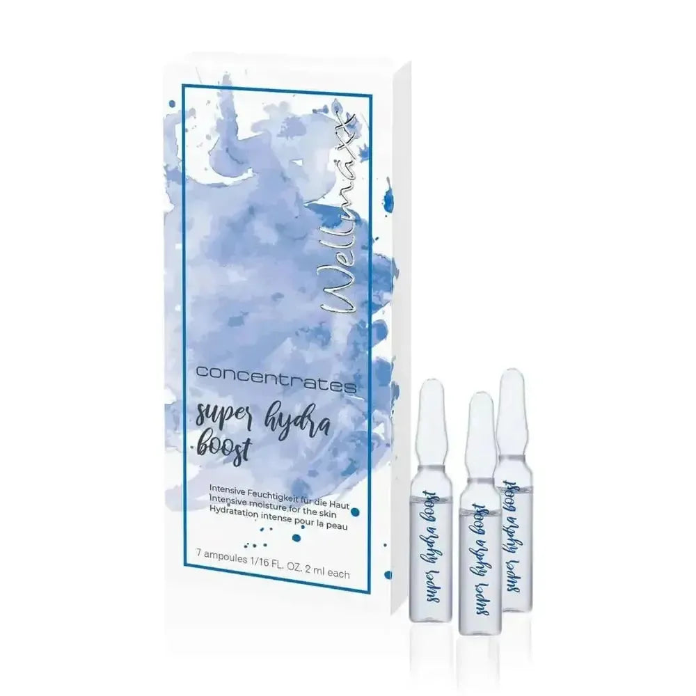 Super Hydra Boost Konzentrate ampoules for intensive skin hydration and anti-aging effects