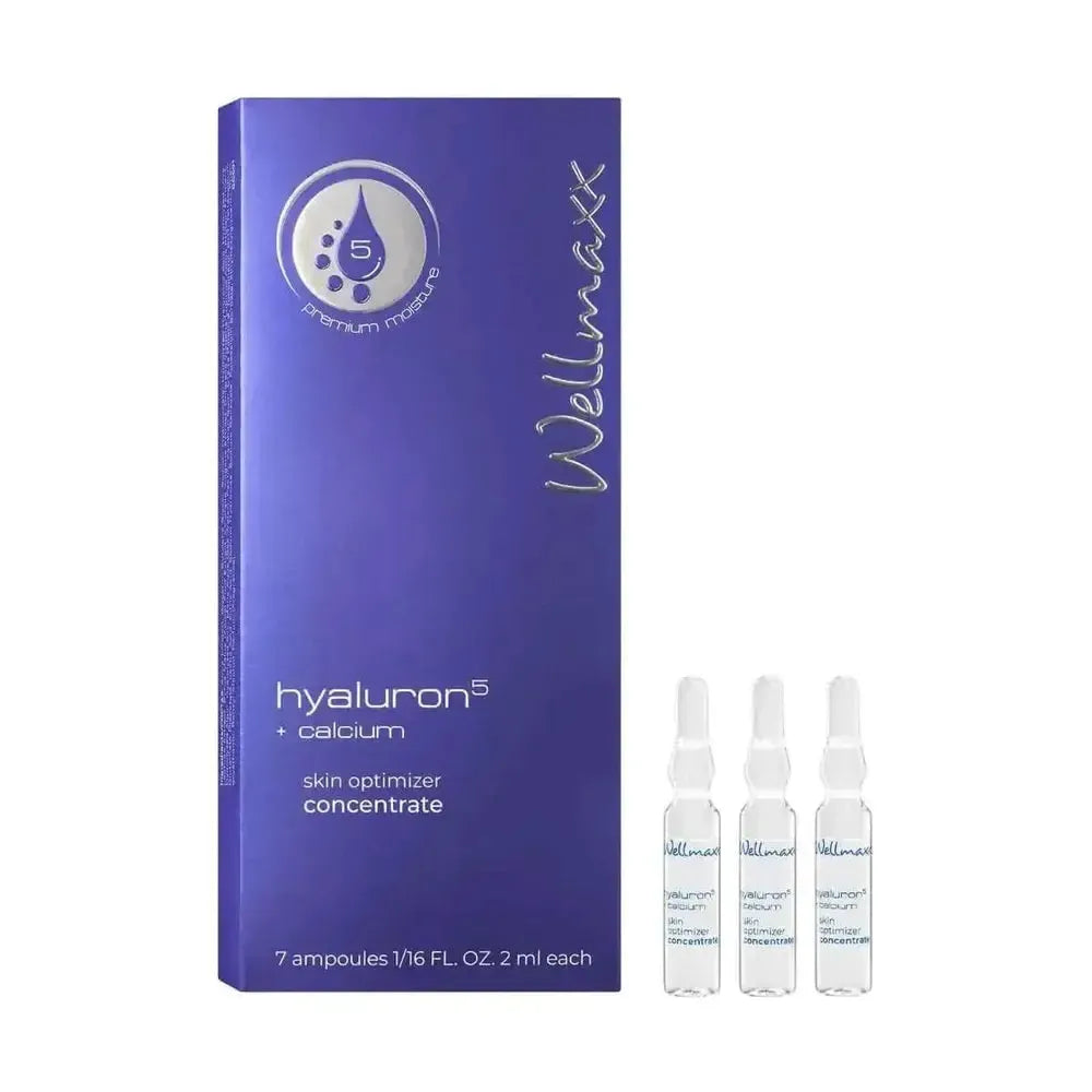 hyaluron⁵ calcium skin optimizer concentrate ampoules for intensive hydration and skin barrier support
