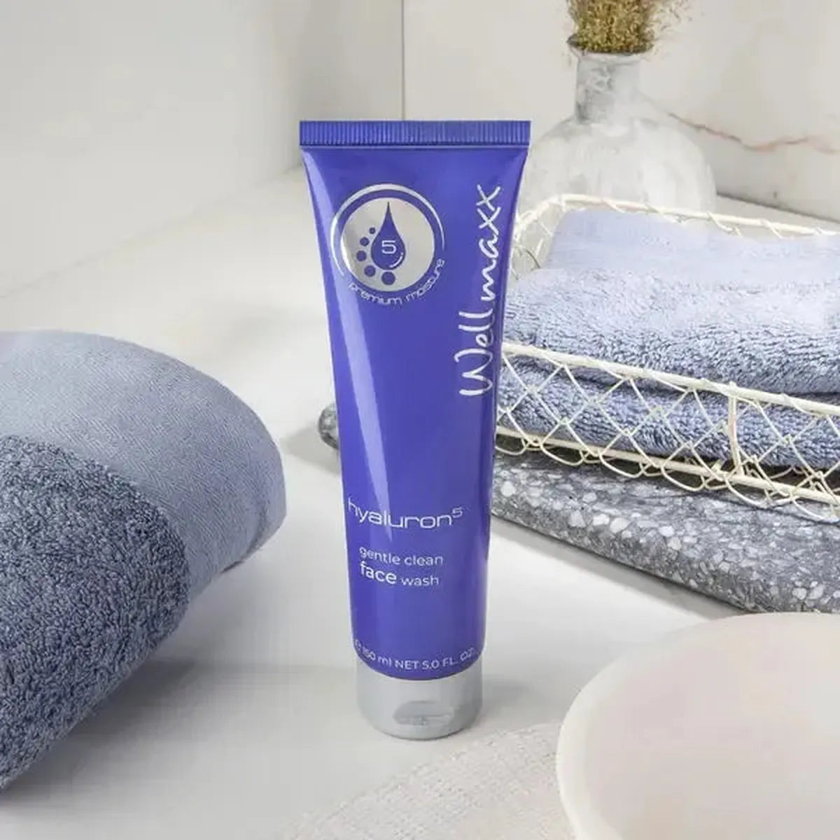 hyaluron⁵ gentle clean face wash-anti-aging cosmetic-Wellmaxx