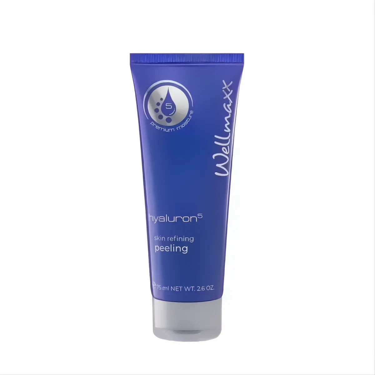 hyaluron⁵ skin refining peeling tube with bamboo granulate for gentle and effective facial exfoliation