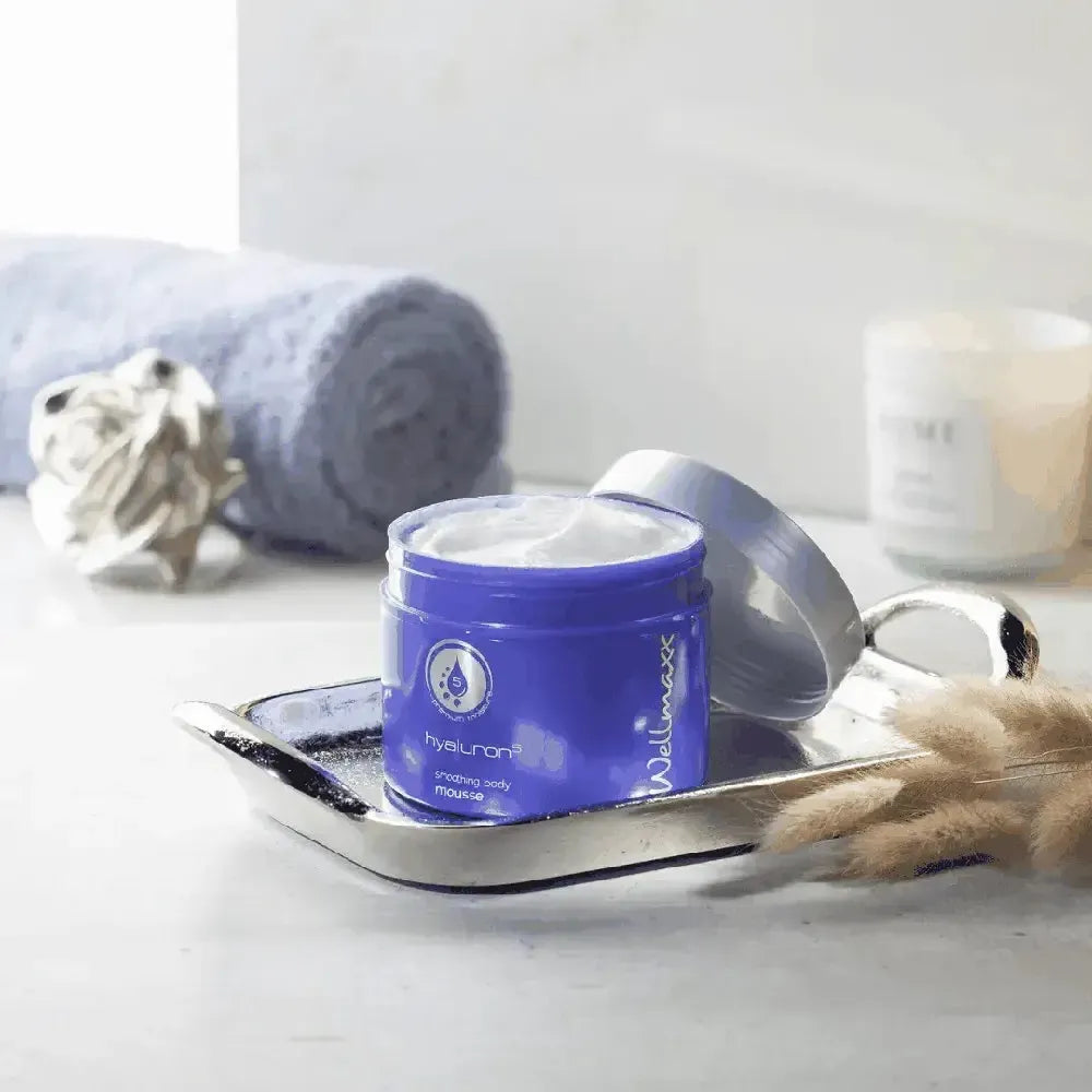 hyaluron⁵ smoothing body mousse wellmaxx.swiss