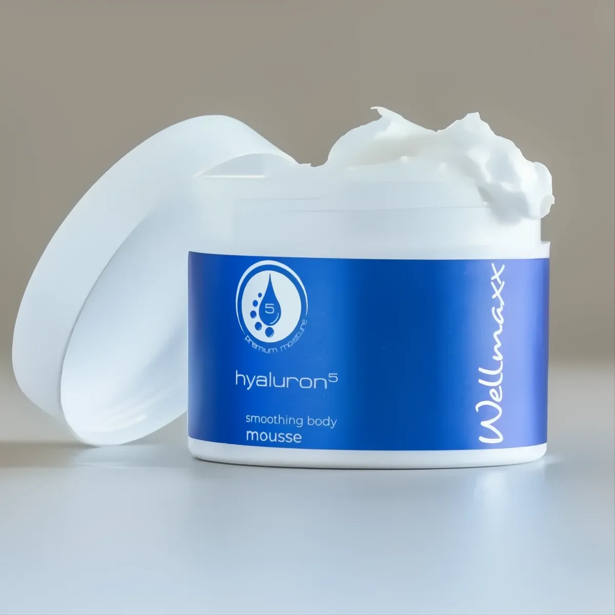 hyaluron⁵ smoothing body mousse-anti-aging cosmetic-Wellmaxx