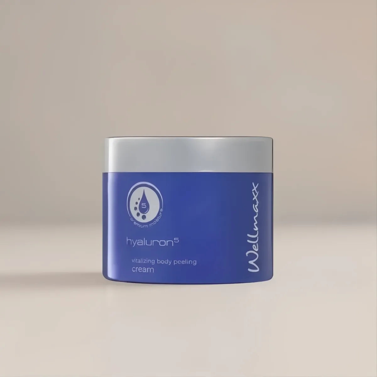 hyaluron⁵ vitalizing body peeling cream-anti-aging cosmetic-Wellmaxx