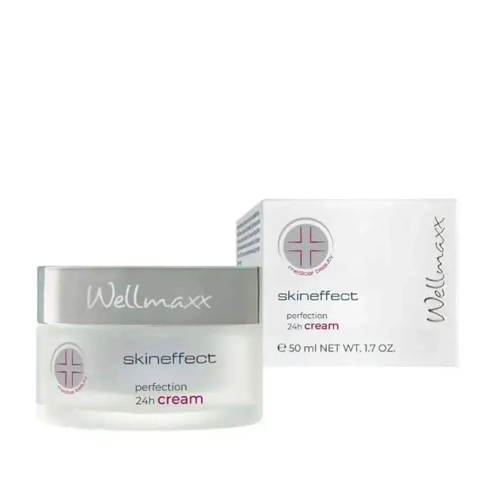 Skineffect Perfection 24h Creme anti-aging moisturizing cream with Matrixyl, hyaluronic acid, and vitamin C in 50ml jar and box