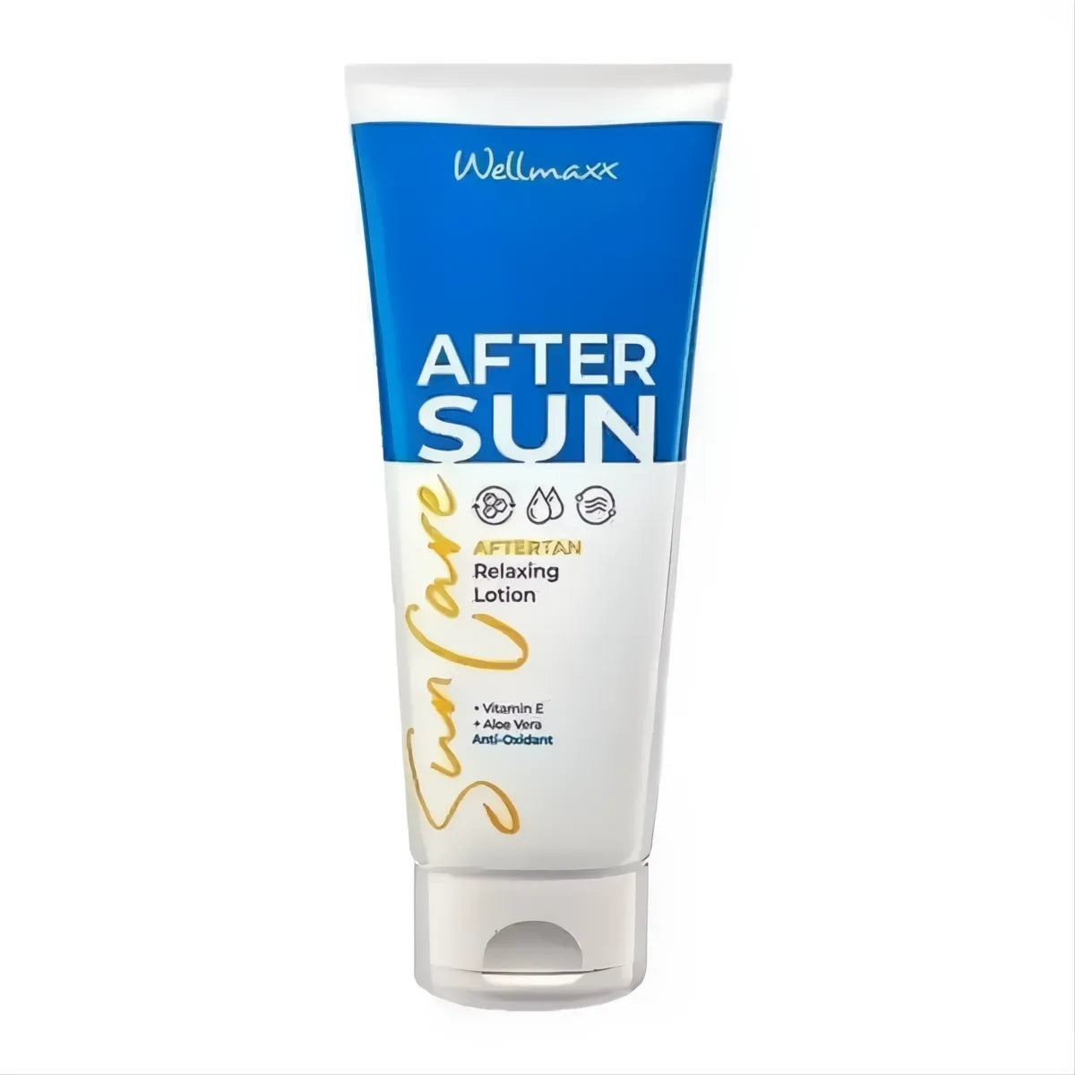 suncare relaxing lotion after sun moisturizing lotion with vitamin E and aloe vera