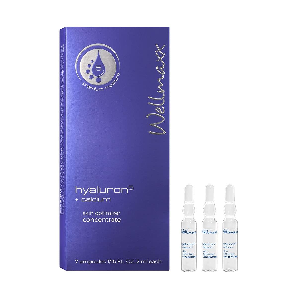 Youthful skin optimizer  wellmaxx  Skin revitalizing serum  Skin rejuvenation concentrate  Hydration booster serum  Hyaluronic acid serum  Hyaluron5 concentrate  Collagen-boosting concentrate  Calcium-infused skincare  Calcium skin optimizer  Anti-aging skincare serum